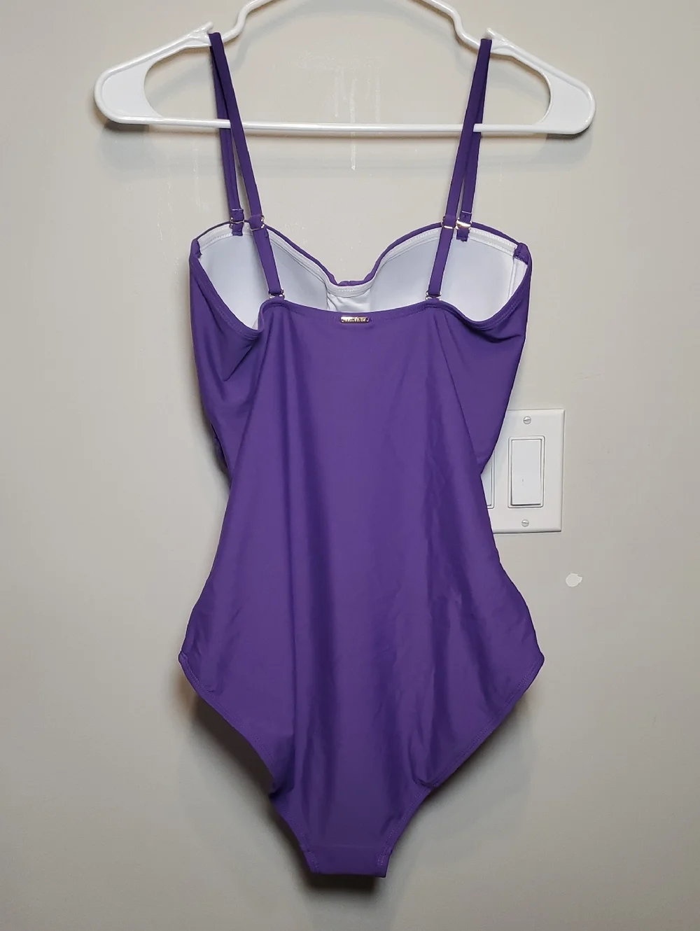 245. NWT - RELLECIGA Twist Front Shirred One Piece Swimsuit - Picture 11 of 11